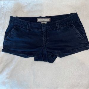 Abercrombie & Fitch Size 4 Navy Stretch Shorts